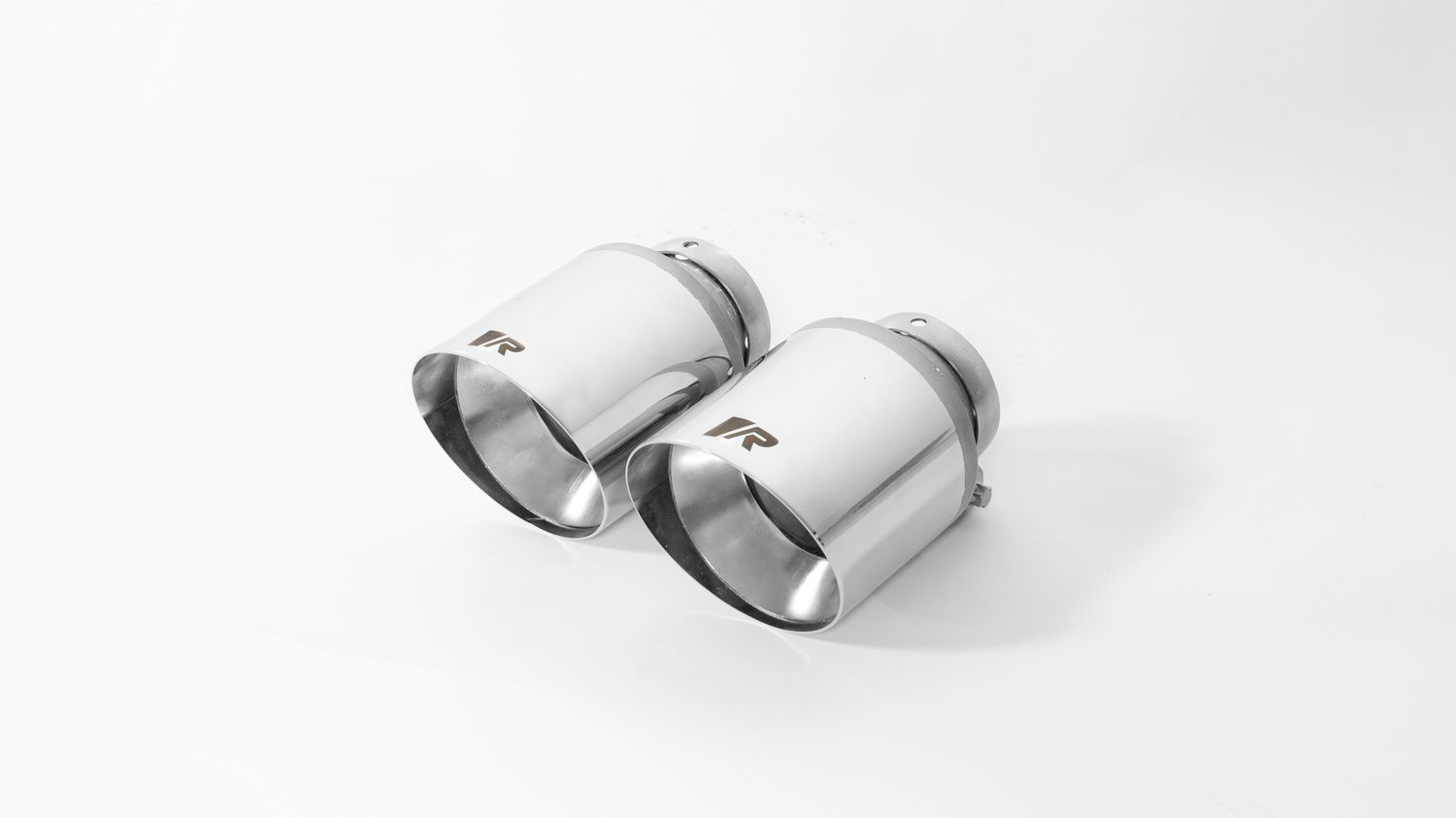 Tailpipe Set, chromed Ø 102mm