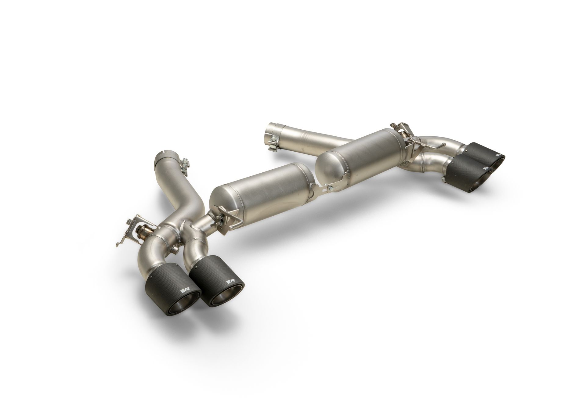 Sport Exhaust Bundle for BMW F90/F93 Silencer (089618 0500LR) | 4x 102mm Carbon Tips - Image 1