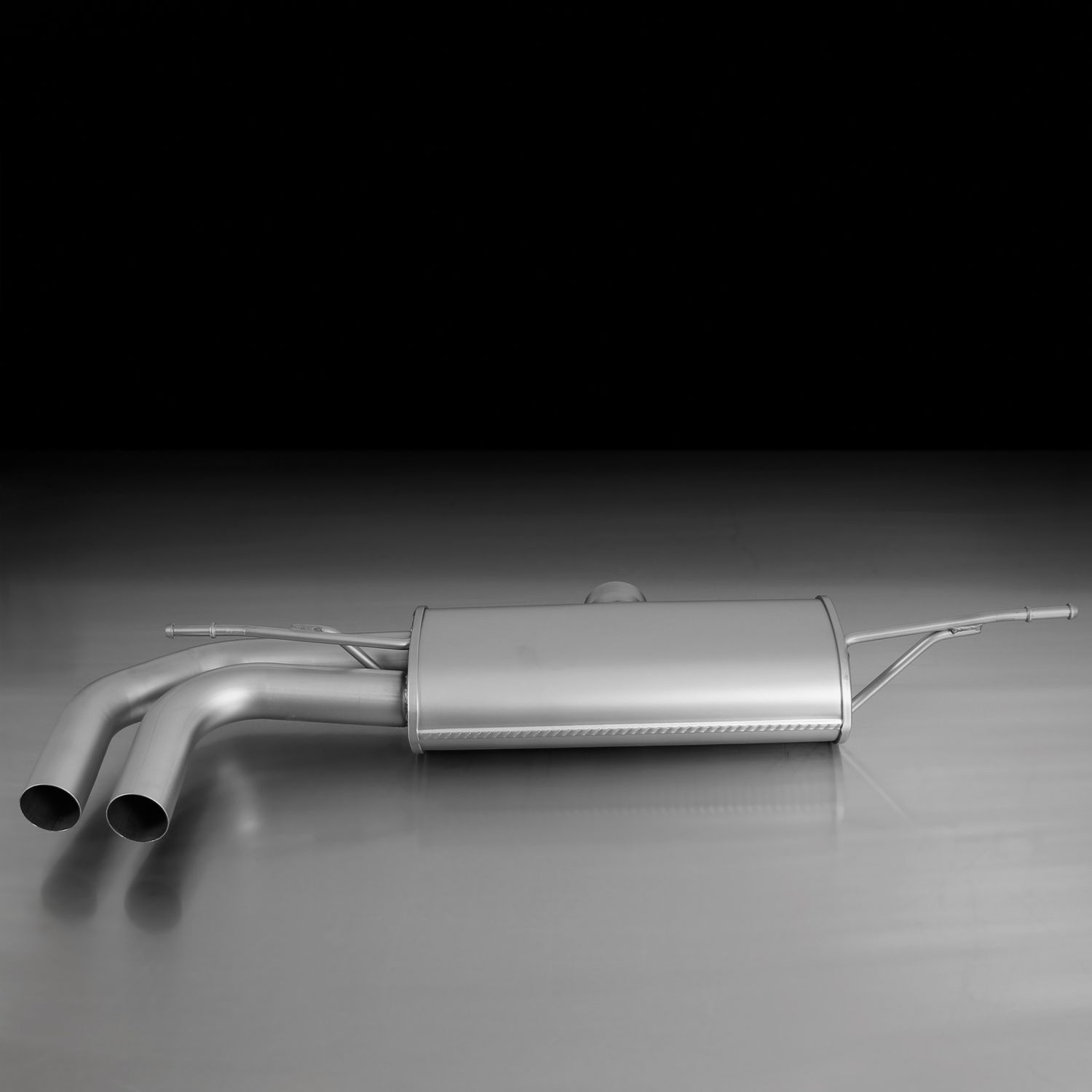 Sport Exhaust Bundle for Audi A3 Type 8V (1.4l) 2x 84mm Street Race Chrome Tips - Image 1