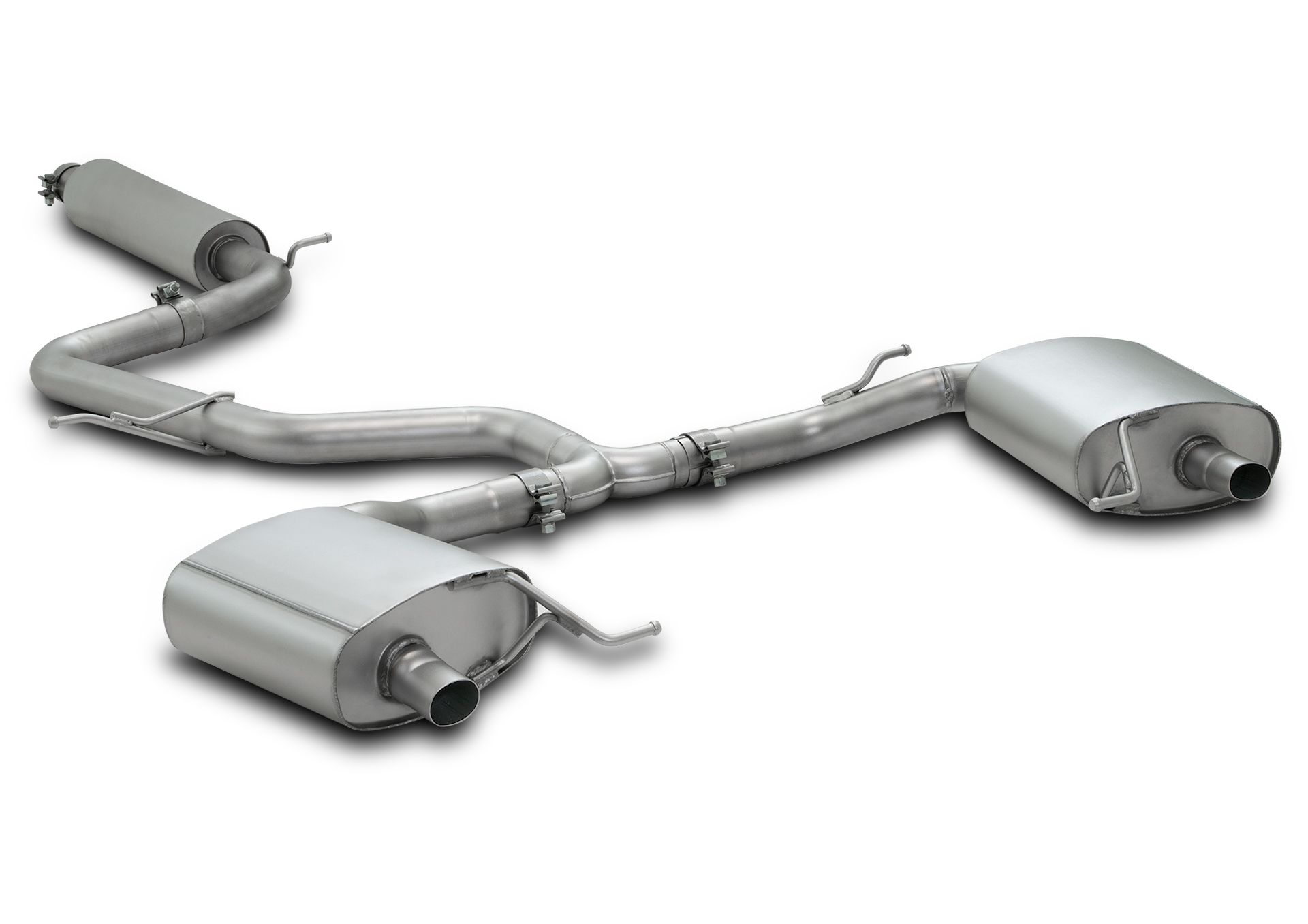 GPF-Back Exhaust System for SKODA Octavia IV RS (Type NX) Racing Non-Resonated - Image 1