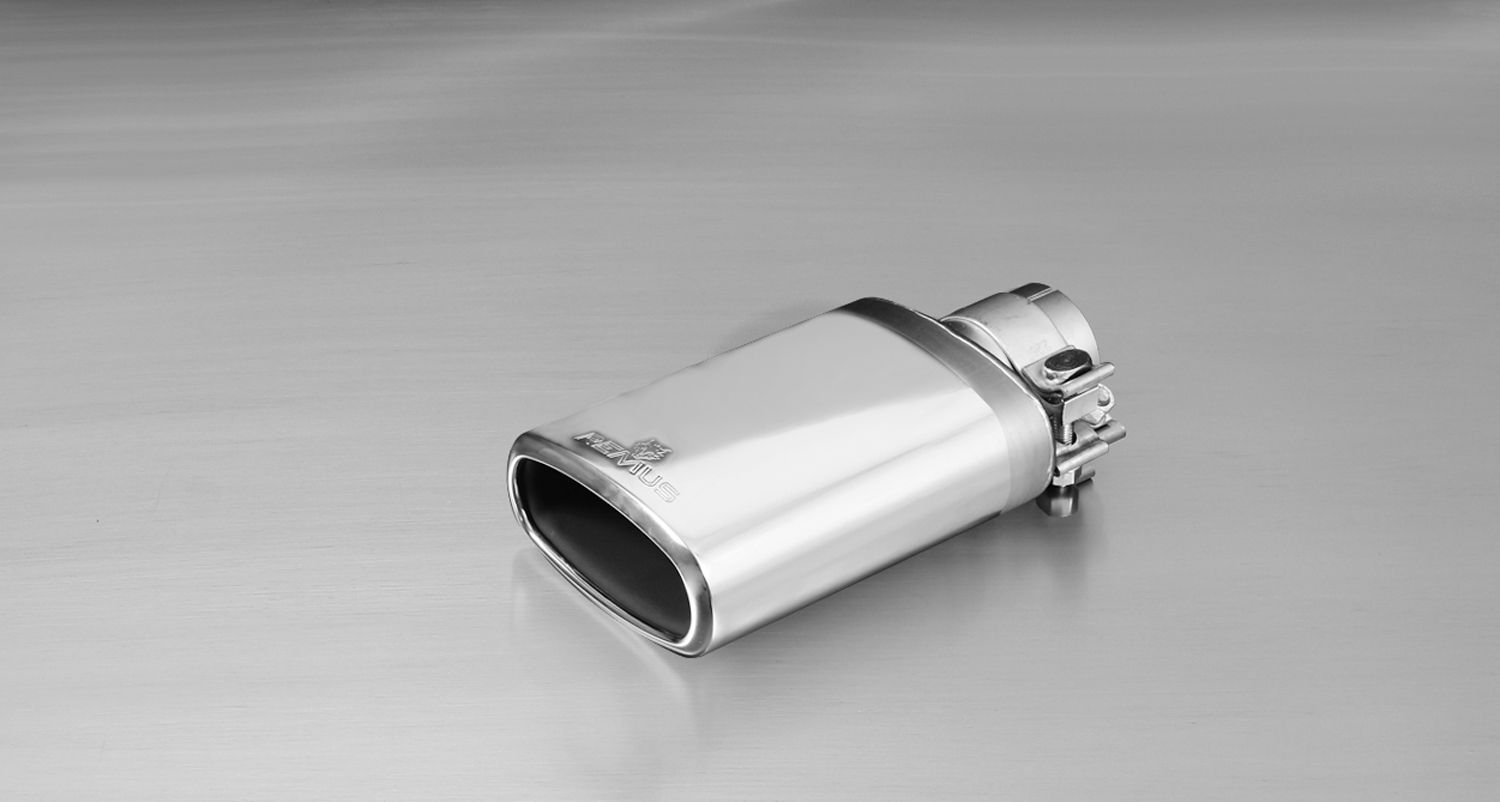 Tailpipe Set, chromailpipe, chromeded - Image 1