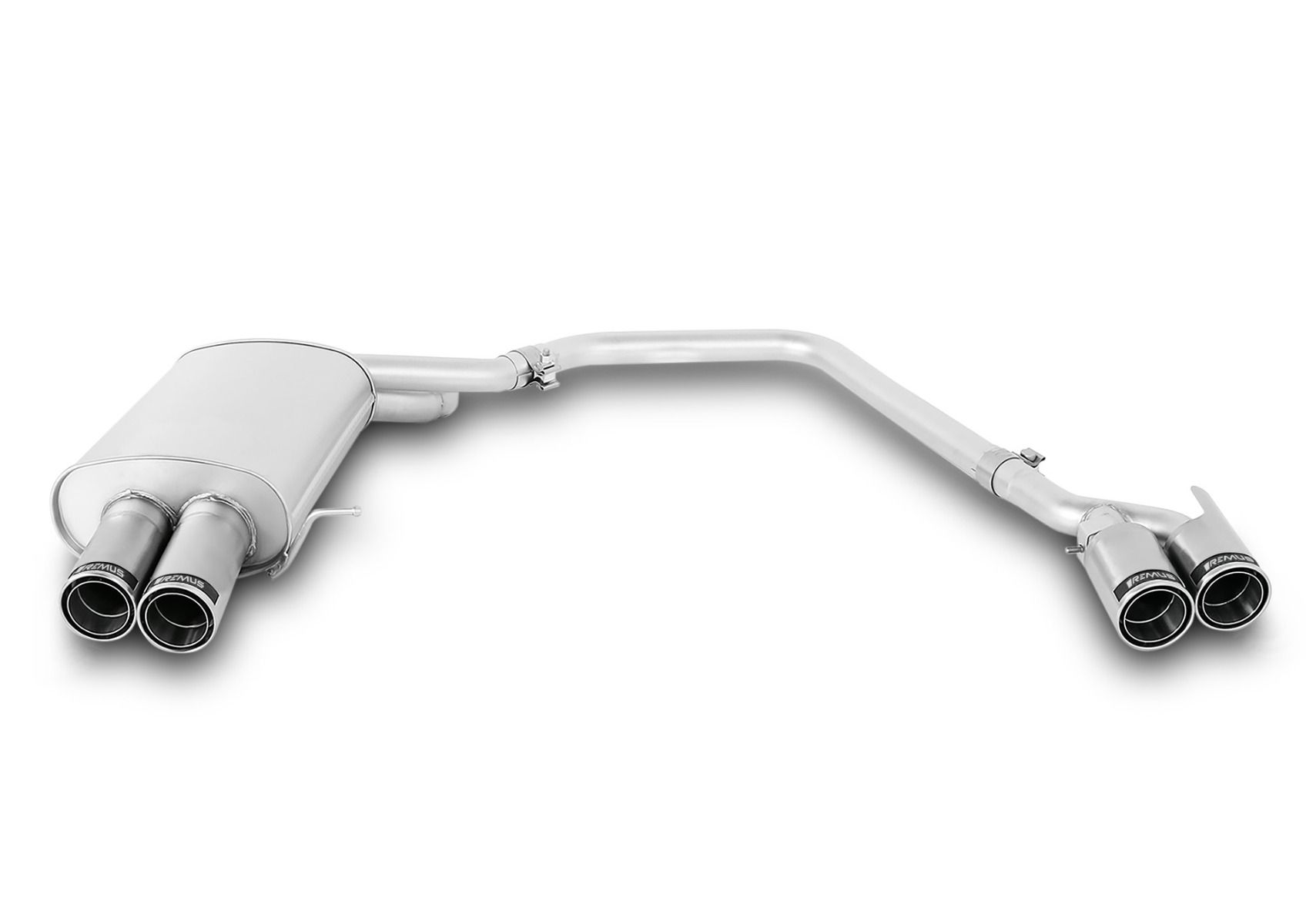 sport exhaust with 2 tip(s) Ø 84 mm Street Race