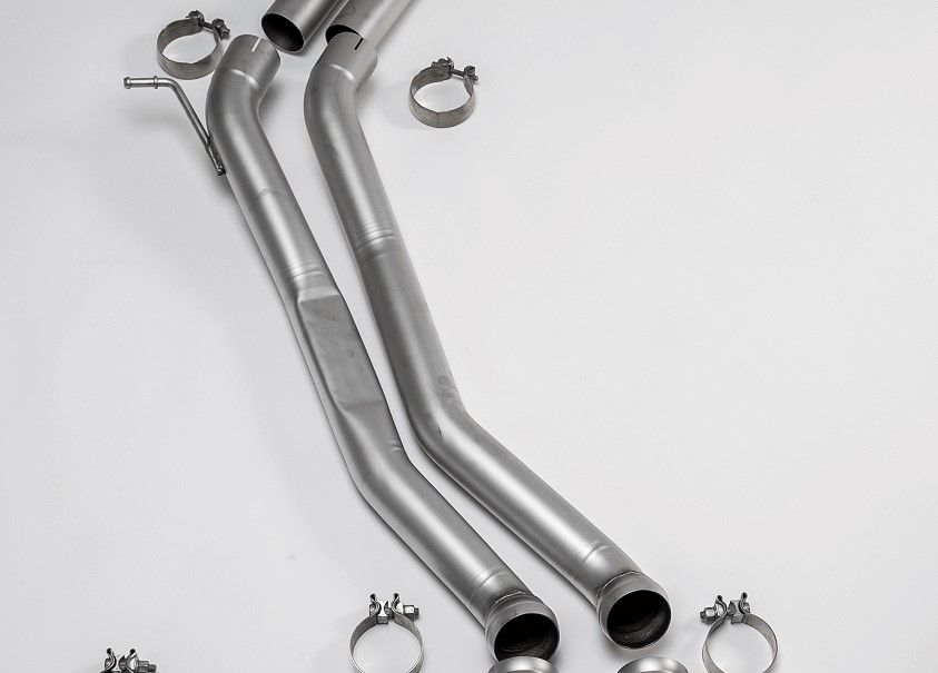 Connection tubes (center section replacement tube to sport exhaust)