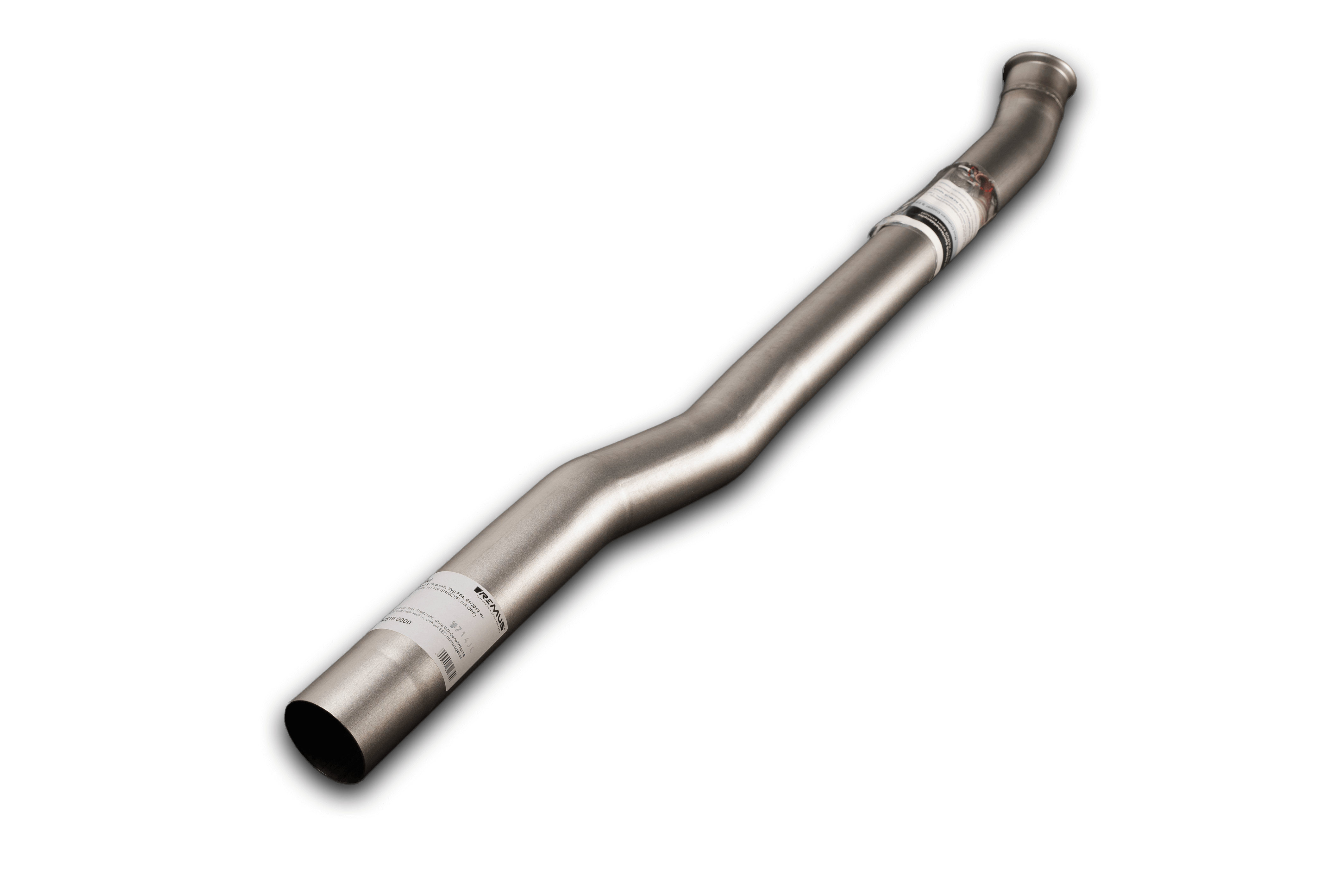 Non-resonated RACING Cat-back-section (GPF replacement section)