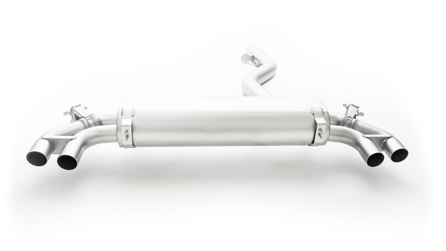 Axle Back Exhaust System for BMW G20 Limo G21 Touring 4x 84mm Chrome Rolled Edge Tips - Image 1