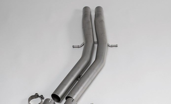 Non resonated center section replacement tube