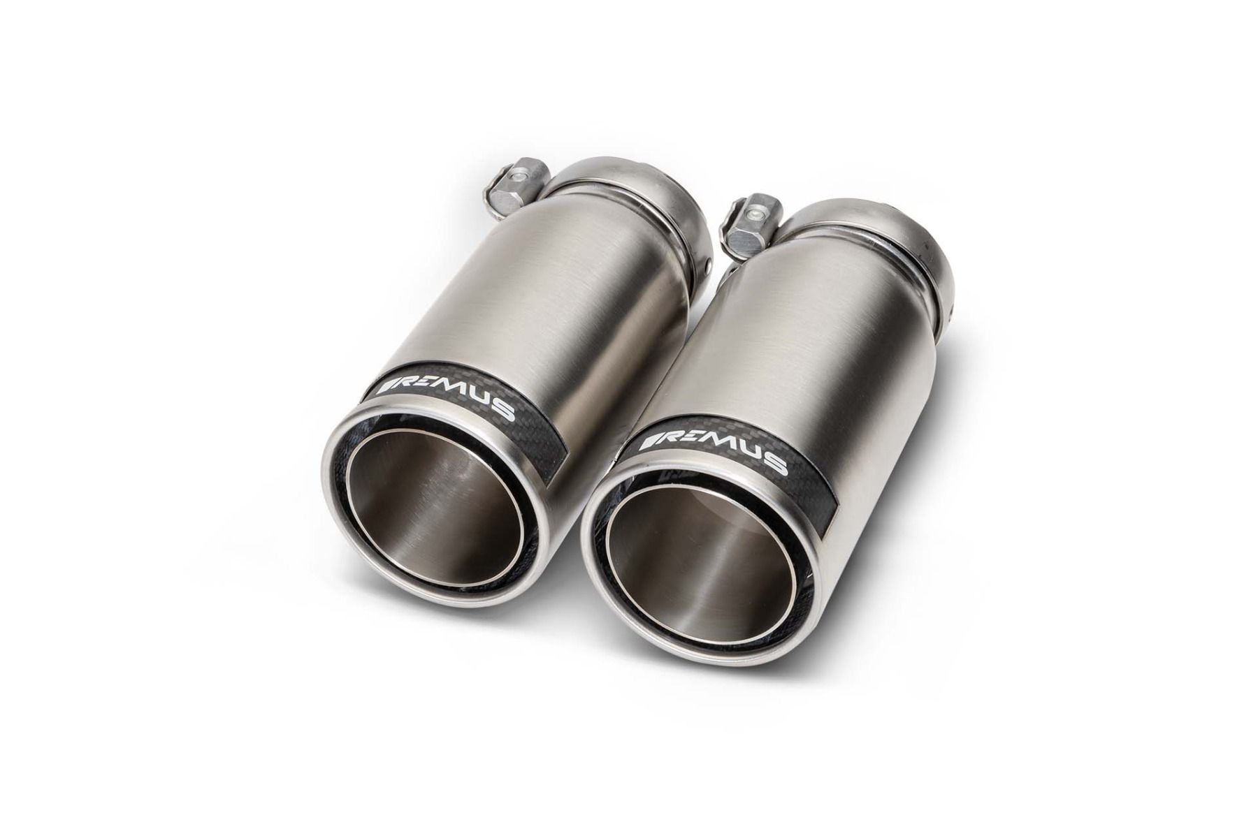 4-Piece Tailpipe Set, stainless steel, Street Race