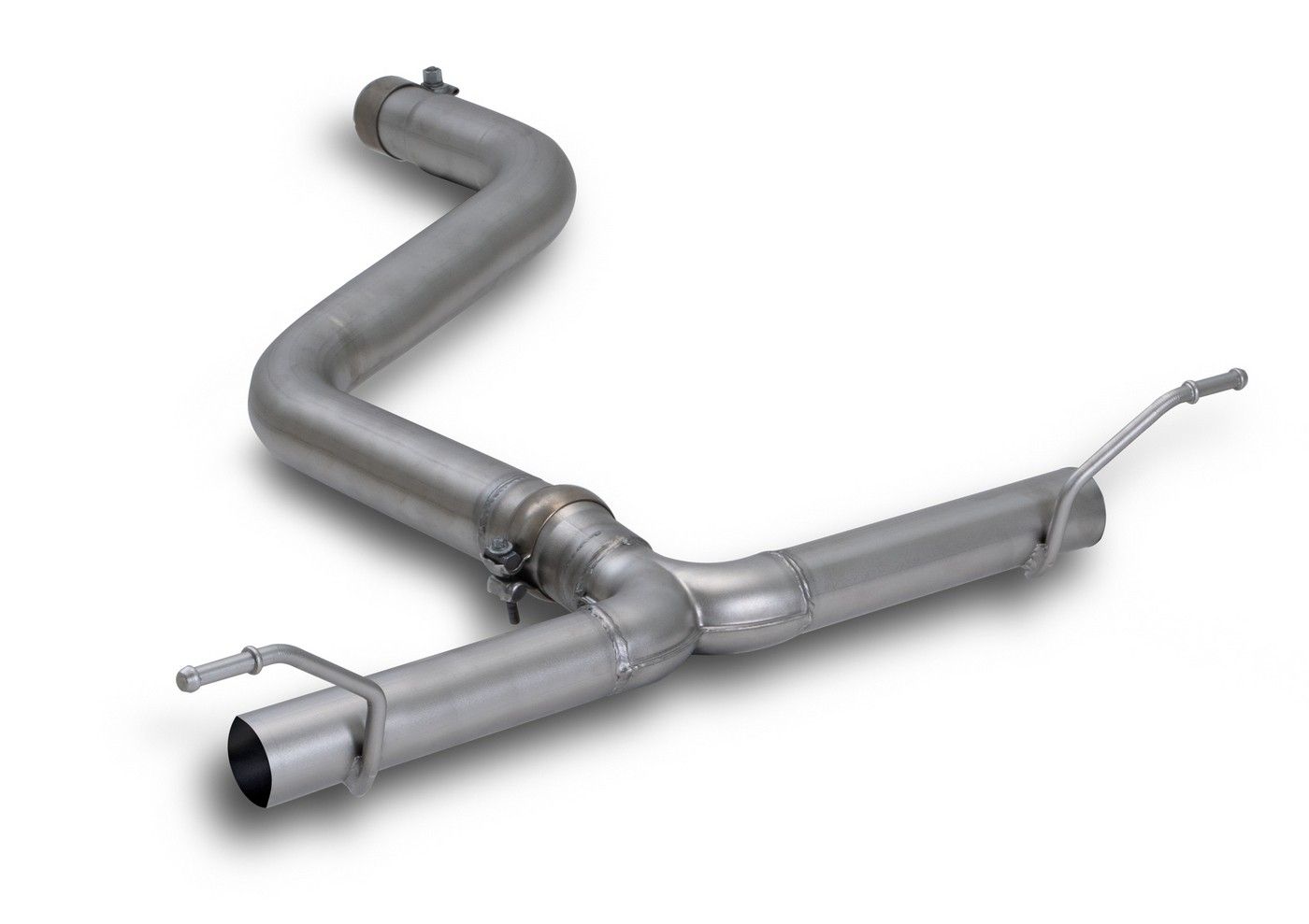 RACING Y-tube / sport exhaust replacement tube incl. connection tube with spherical connection