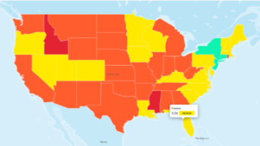 EiQ risk heat map
