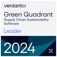 Verdantix Green Quadrant Supply Chain Sustainability Software 2024