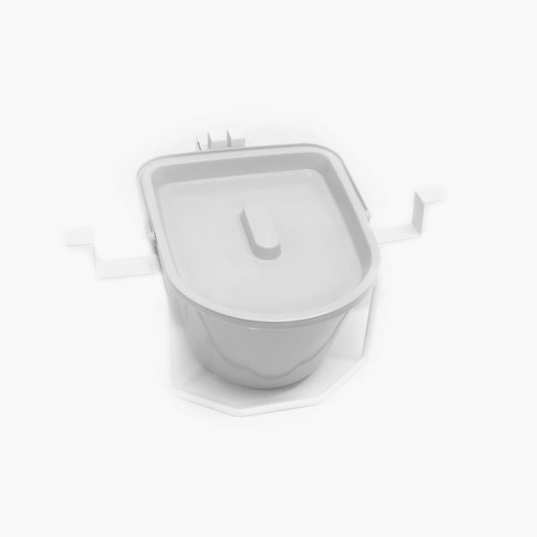 Toilet raiser commode pan