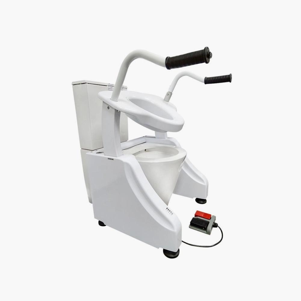 Toilet raiser foot pedal