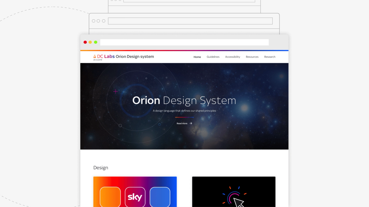 Sky – Orion Design System project preview
