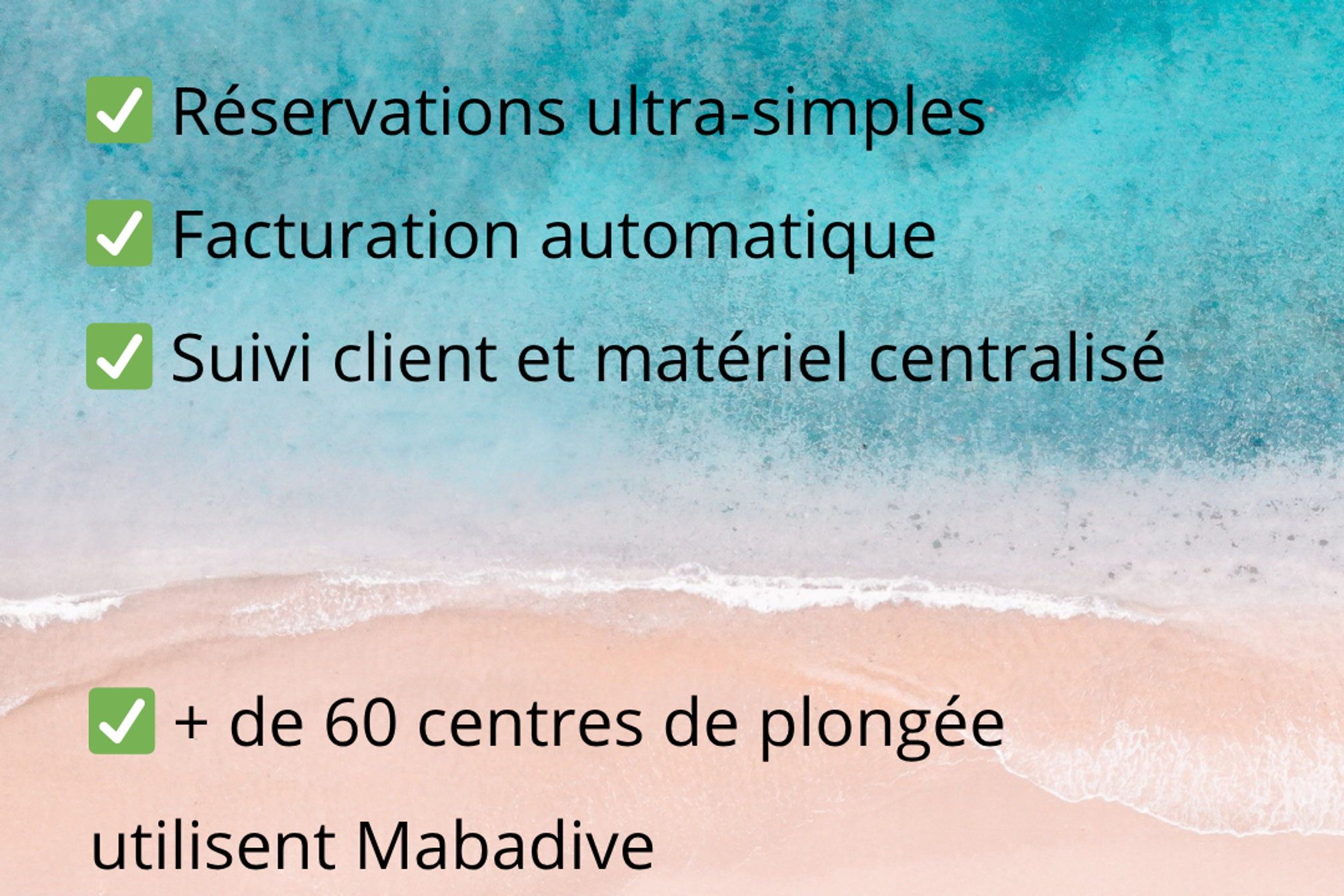 60 centres de plongée utisient Mabadive, pourquoi pas vous ?