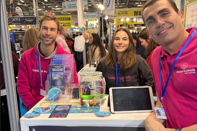 Evasion Plongée au salon de la plongée