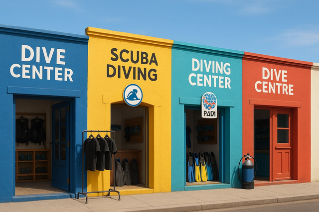 Plusieurs centres de plongée