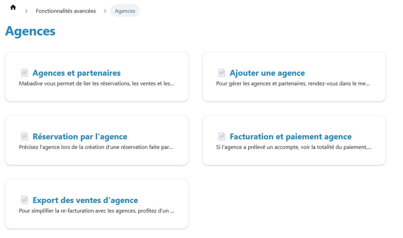 Documentation Mabadive