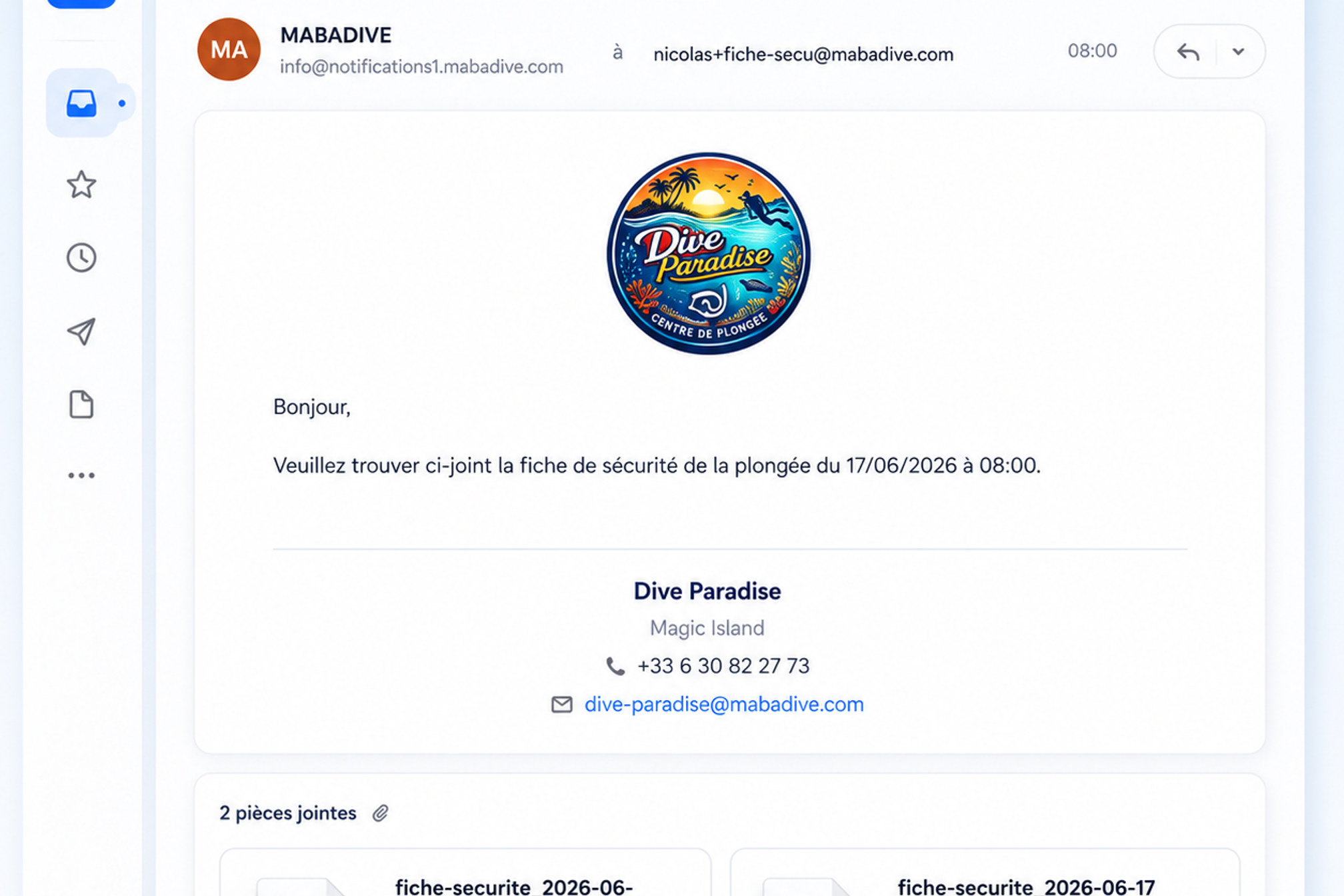 fiche de securite
