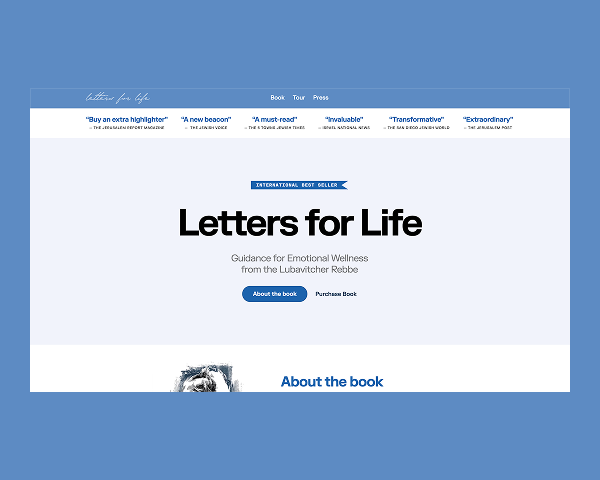 Letters for Life website