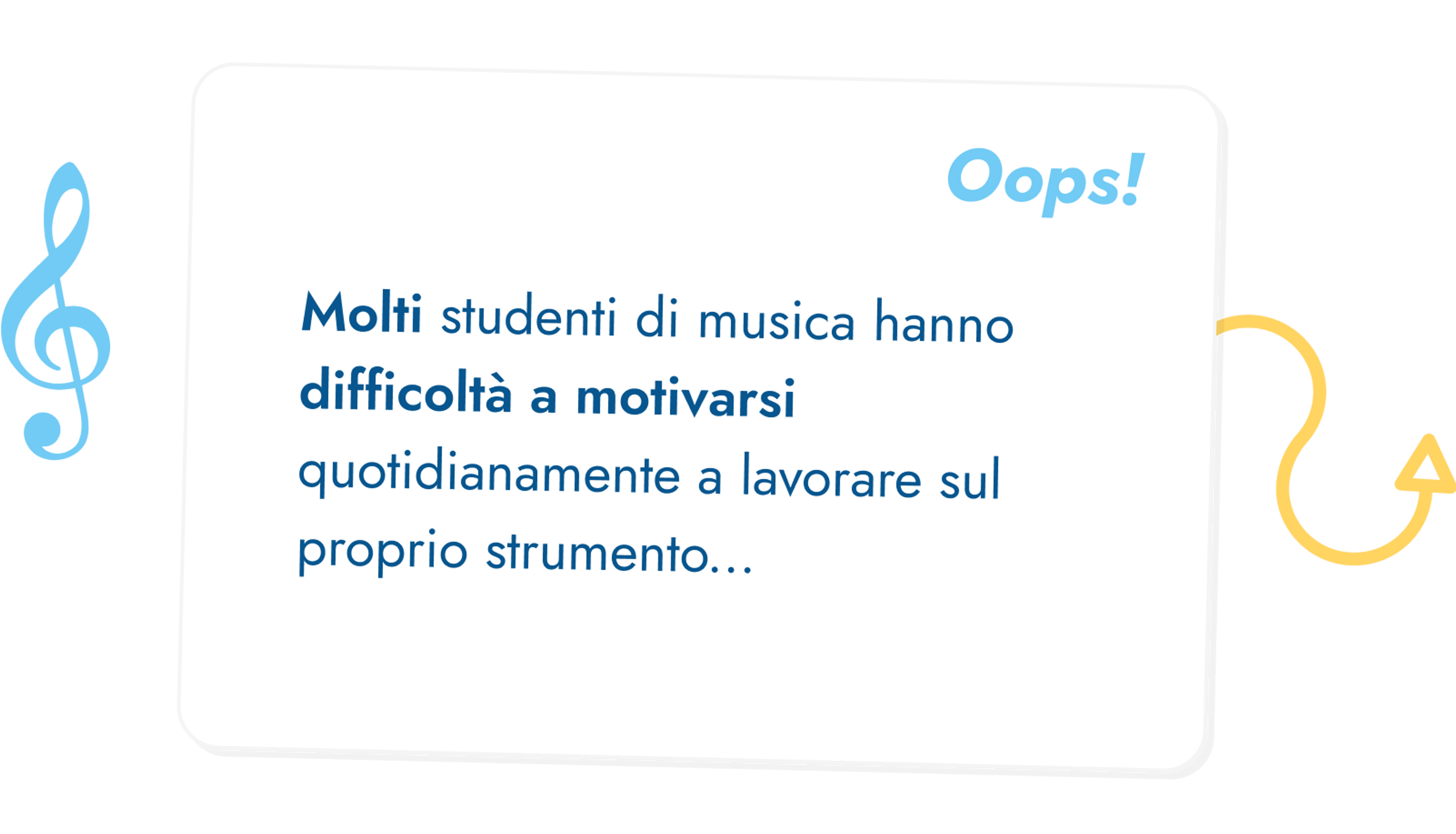 Molti studenti di musica hanno difficoltà a motivarsi quotidianamente a lavorare sul proprio strumento...
