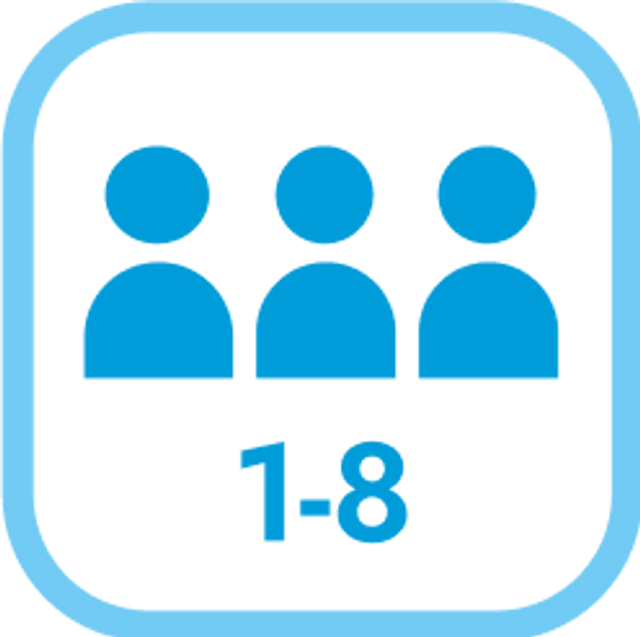 pour 1 à 8 personnes