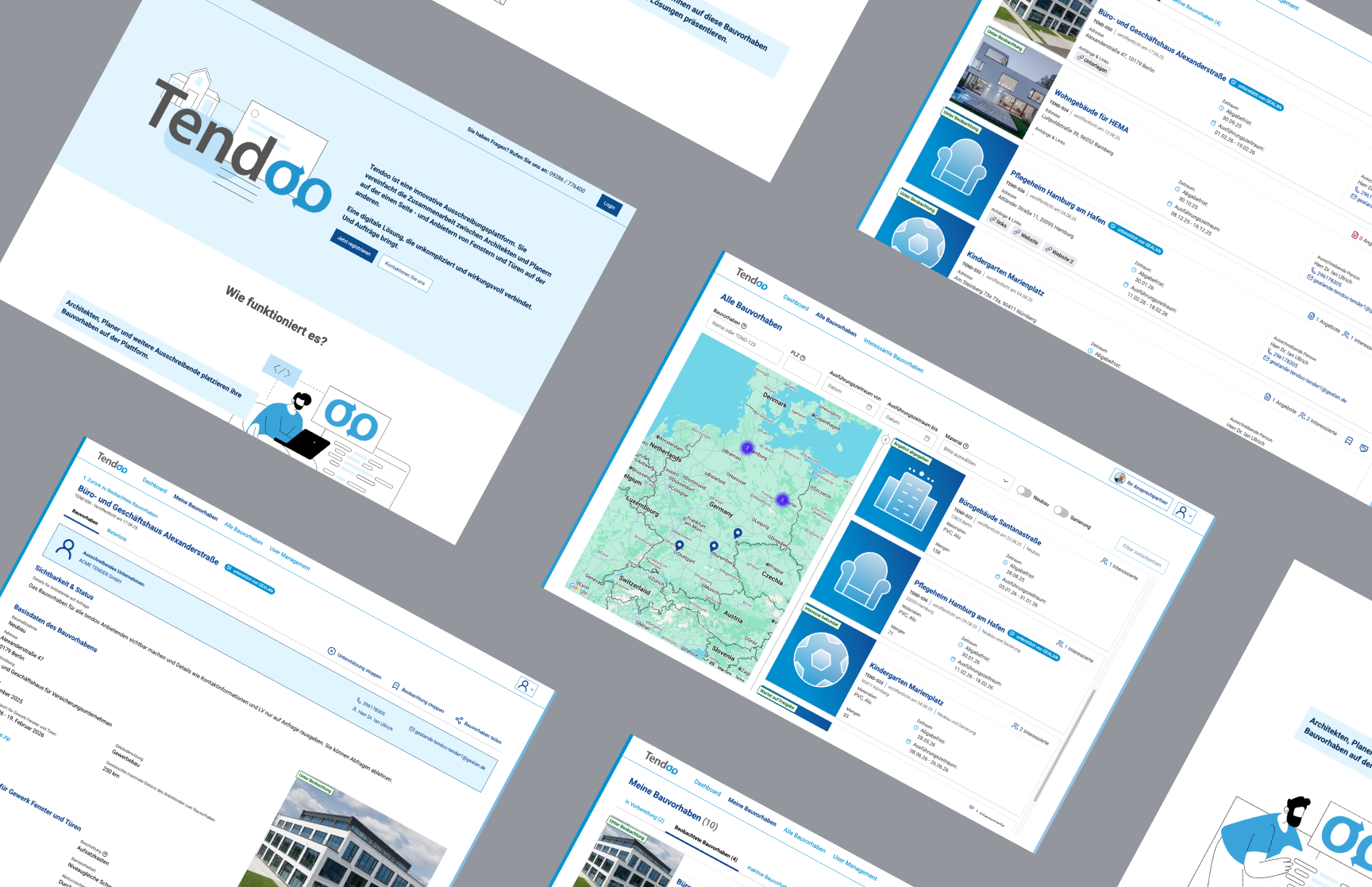 Interface Collage Tendoo