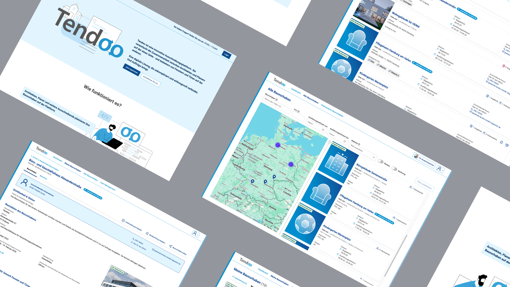 Interface Collage Tendoo