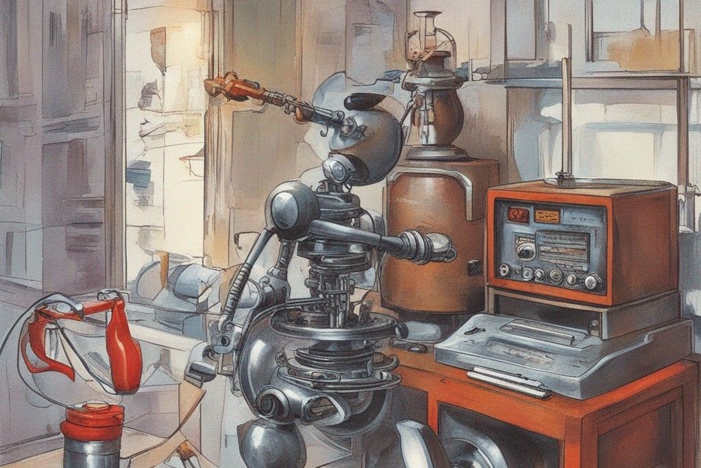 Ein AI generiertes Bild eines automatischen Automators