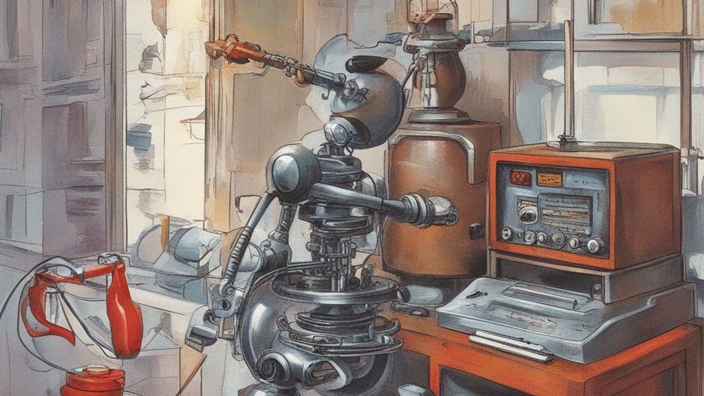Ein AI generiertes Bild eines automatischen Automators