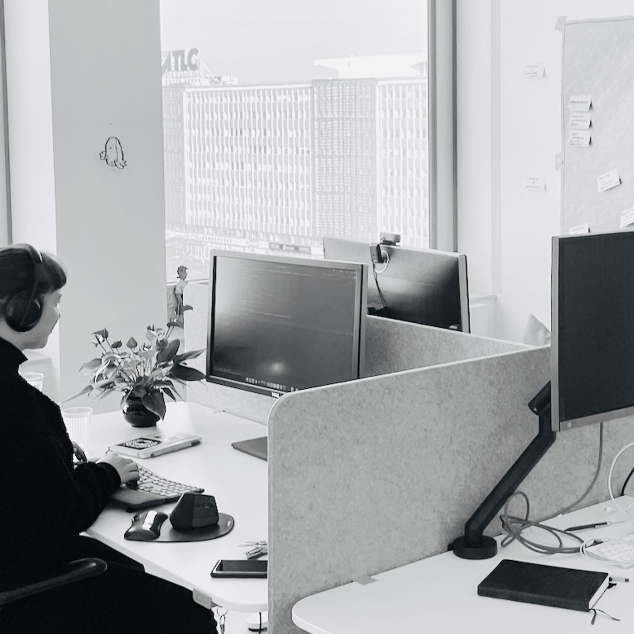 Digitale Lösungen weiterentwickeln und zuverlässig betreiben – Softwareentwicklung bei mindmatters Softwareentwicklerin in Berlin arbeitet an der Weiterentwicklung und dem stabilen Betrieb digitaler Anwendungen