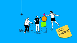 Illustration eines Softwareentwicklers