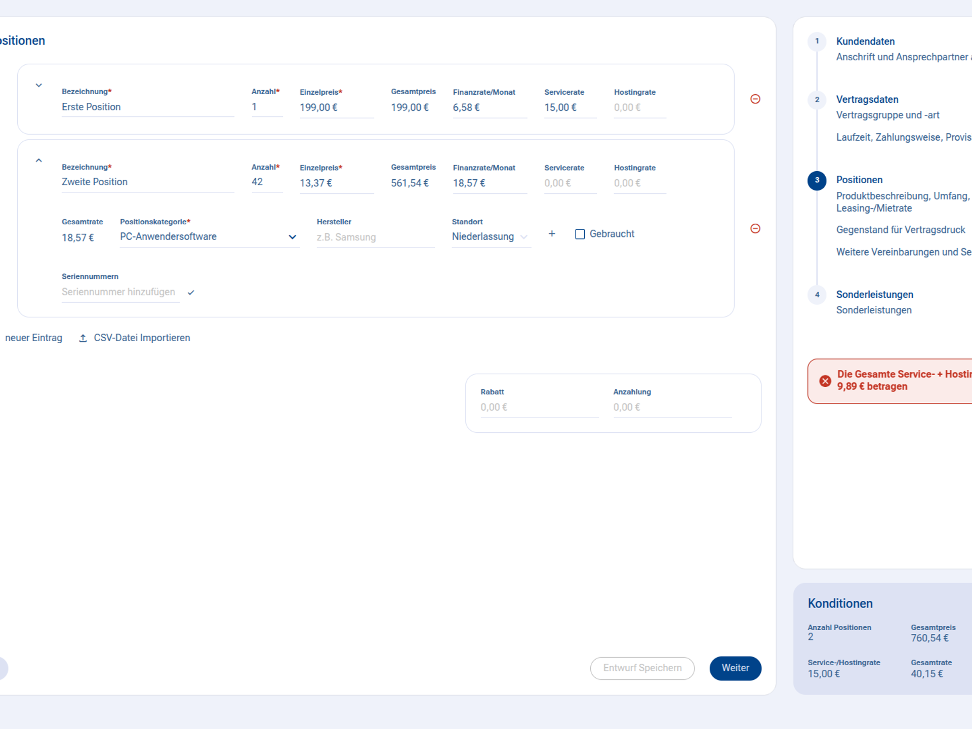 Die neue Webanwendung: übersichtlich, schnell, effizient Neues Interface der Webapplikation VPL-ContractManager-PRO