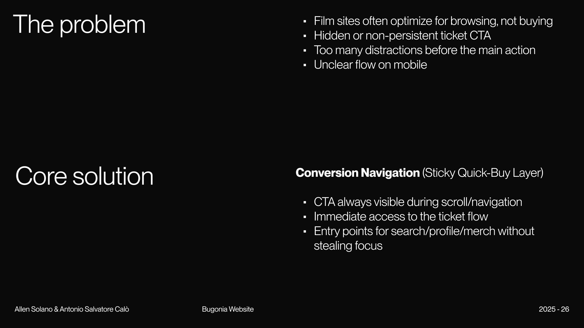 Bugonia-The problem-Core solution