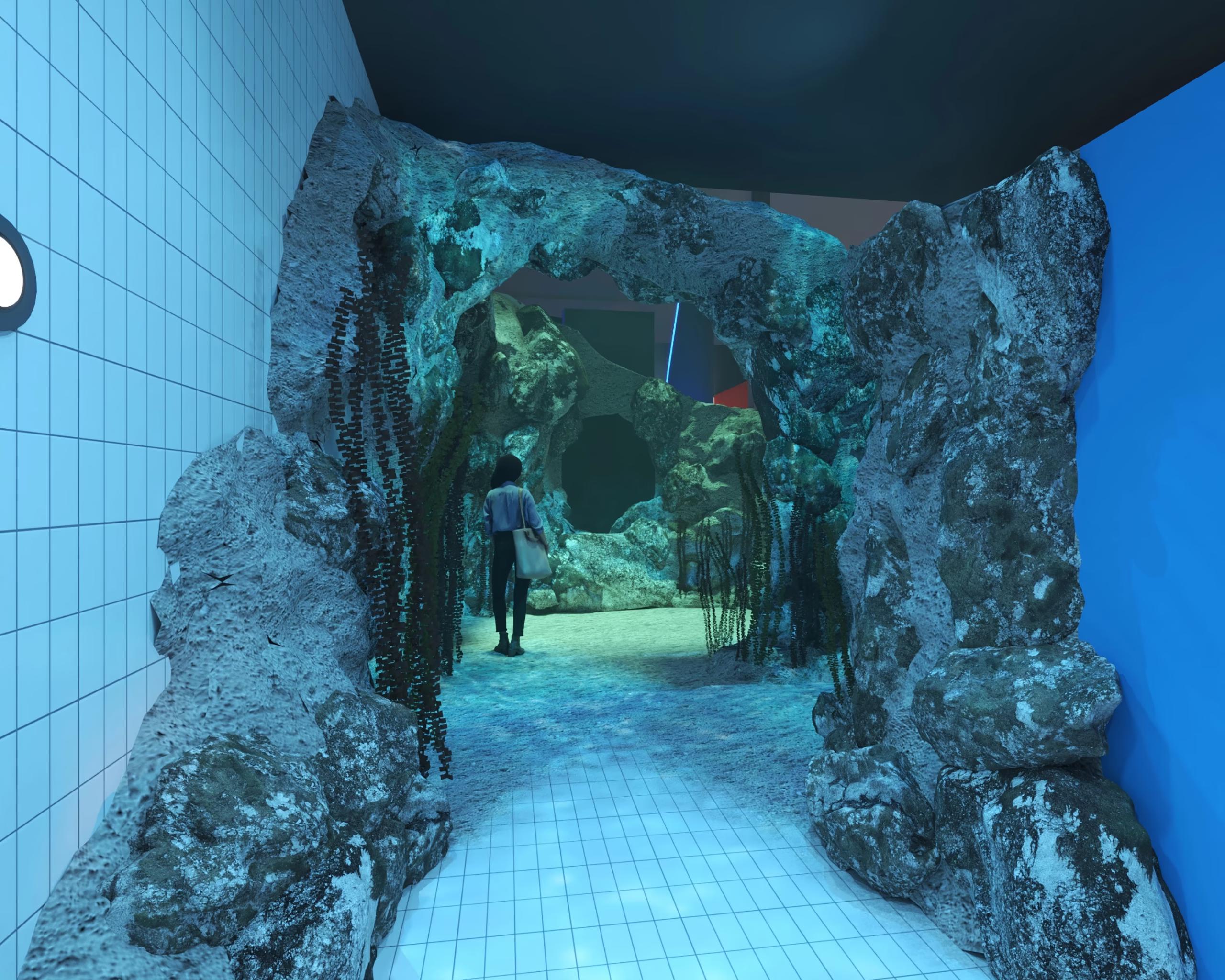 MR Chapter 2 - Liu Xiang underwater world with swirling emojis and sea monster