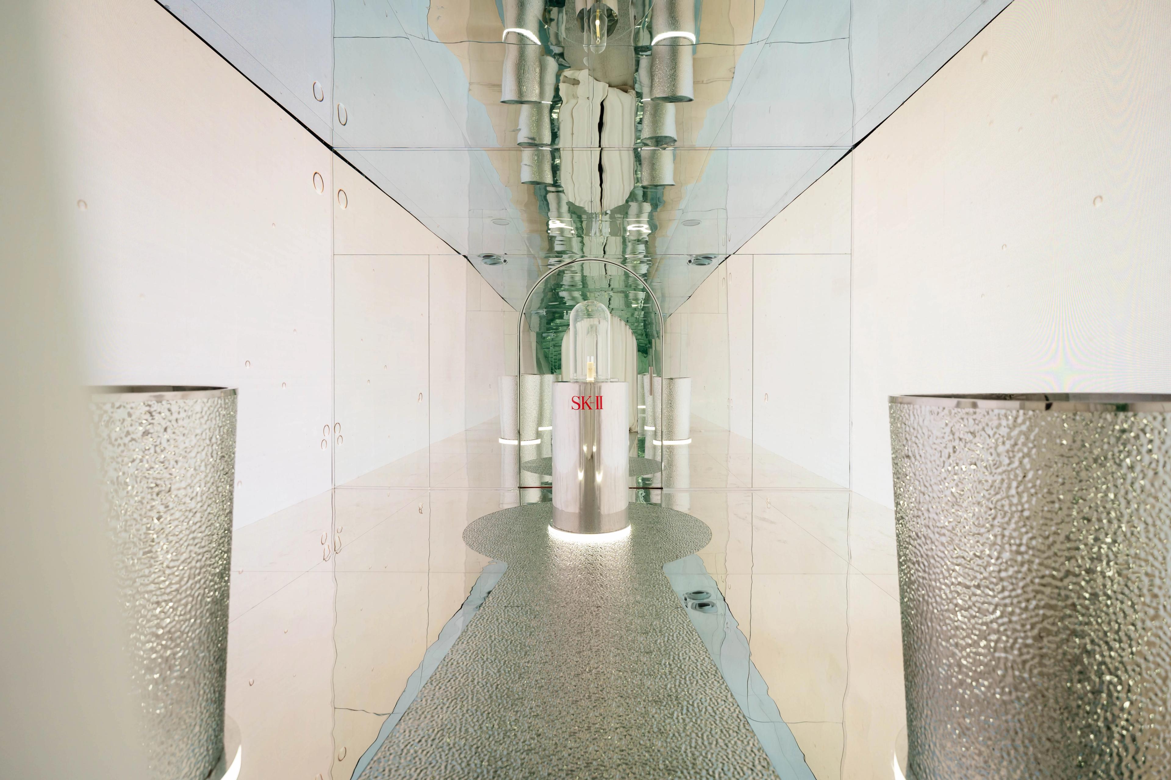 Immersive room showcasing the original SK-II Facial Treatment Essence Bottle