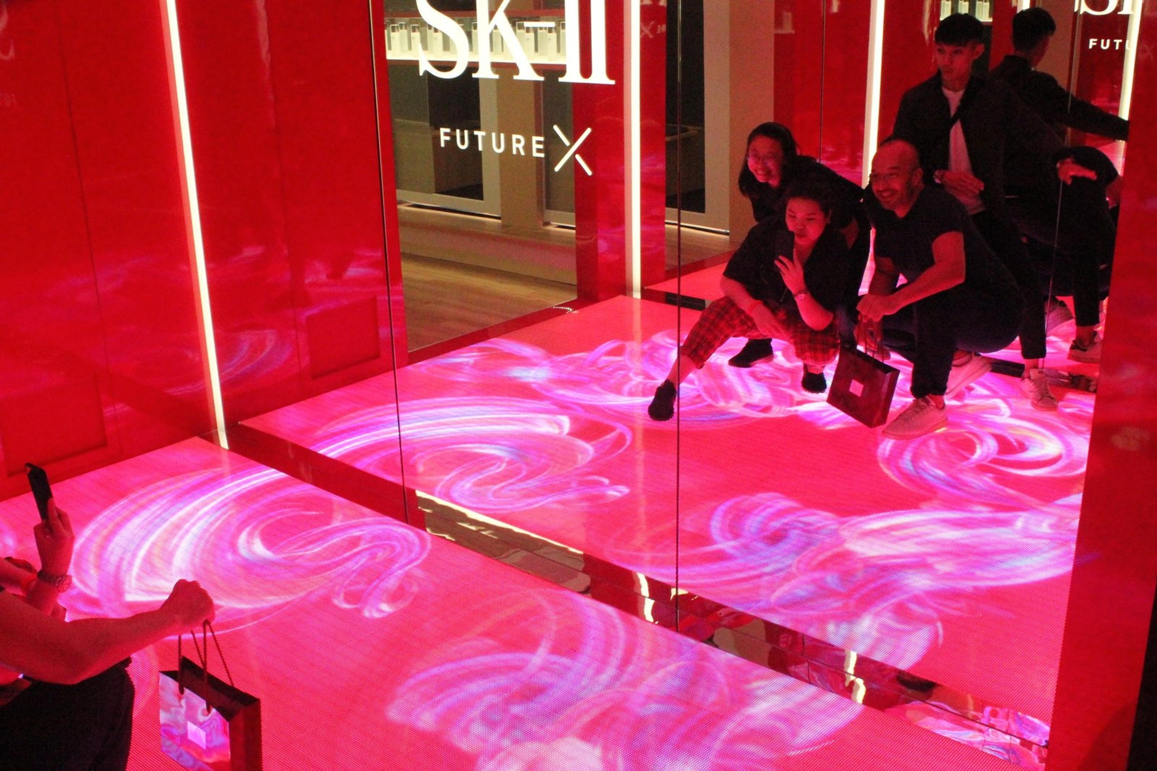 LED Floor that interacts as you step