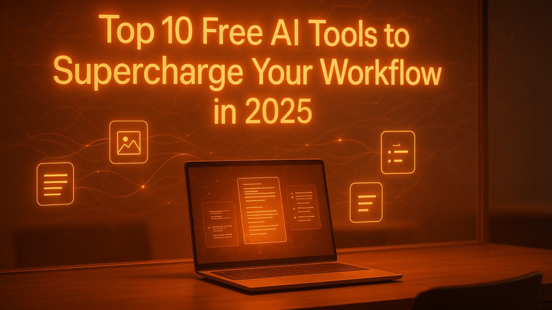 Top 10 Free AI Tools to Supercharge Your Workflow in 2025