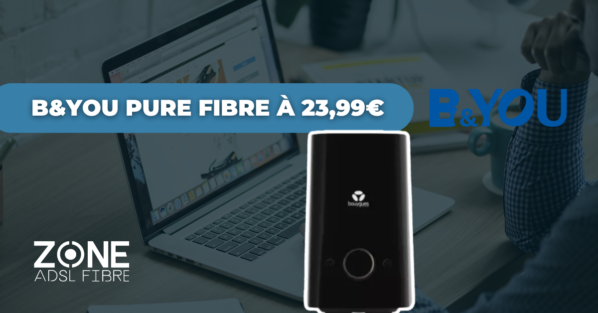 B&You Pure Fibre : la box WiFi 7 sans engagement à 23,99€/mois