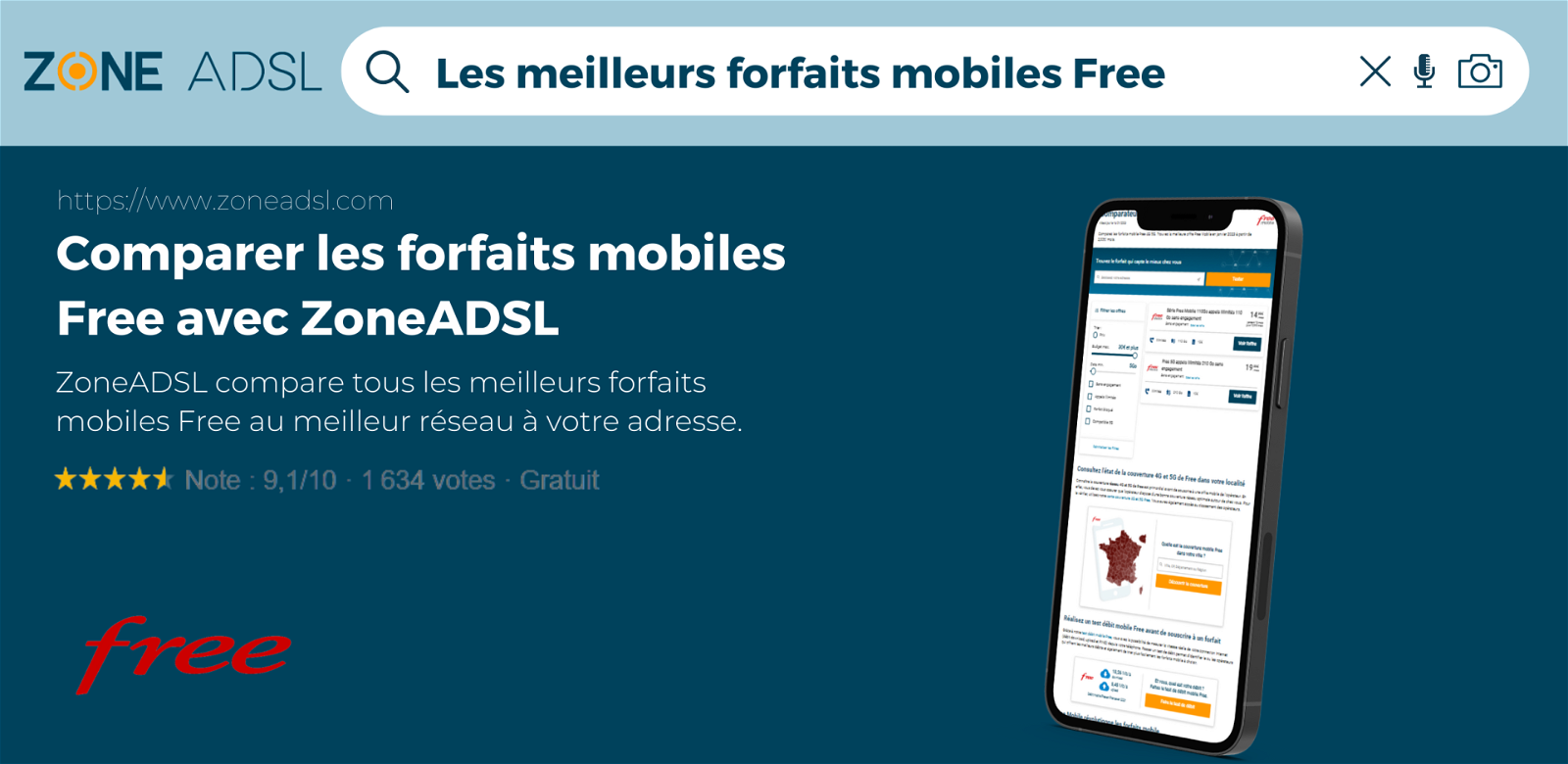 free mobile forfaits choisir