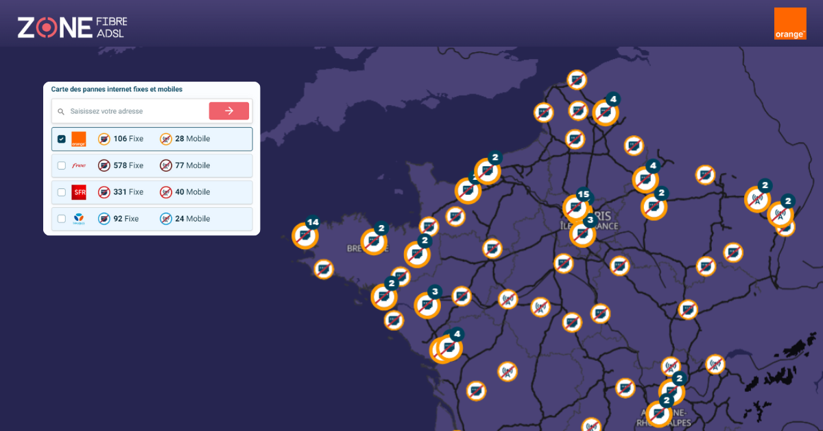 Panne Internet Orange Fontenay Le Comte