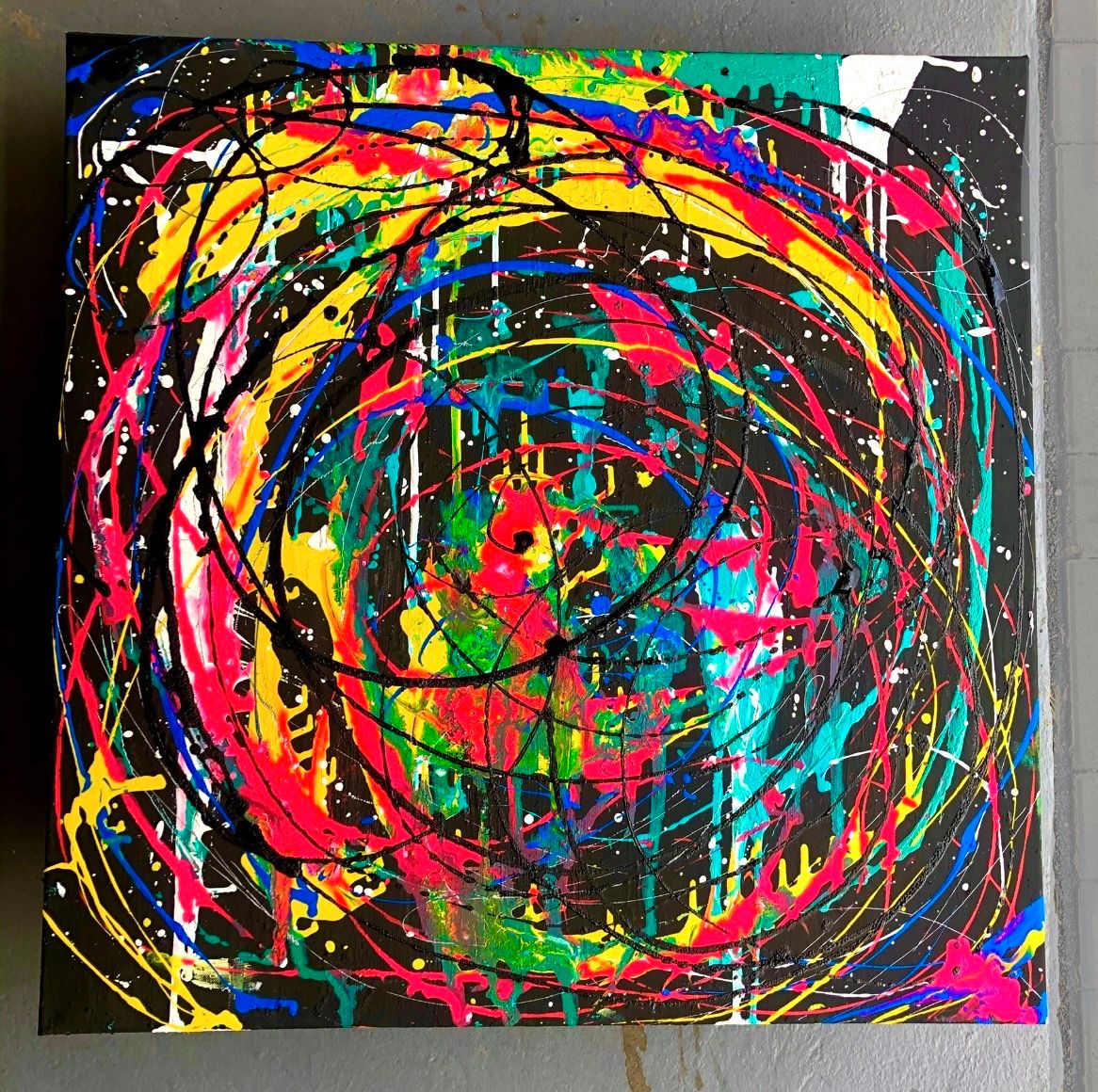 Swirling colors