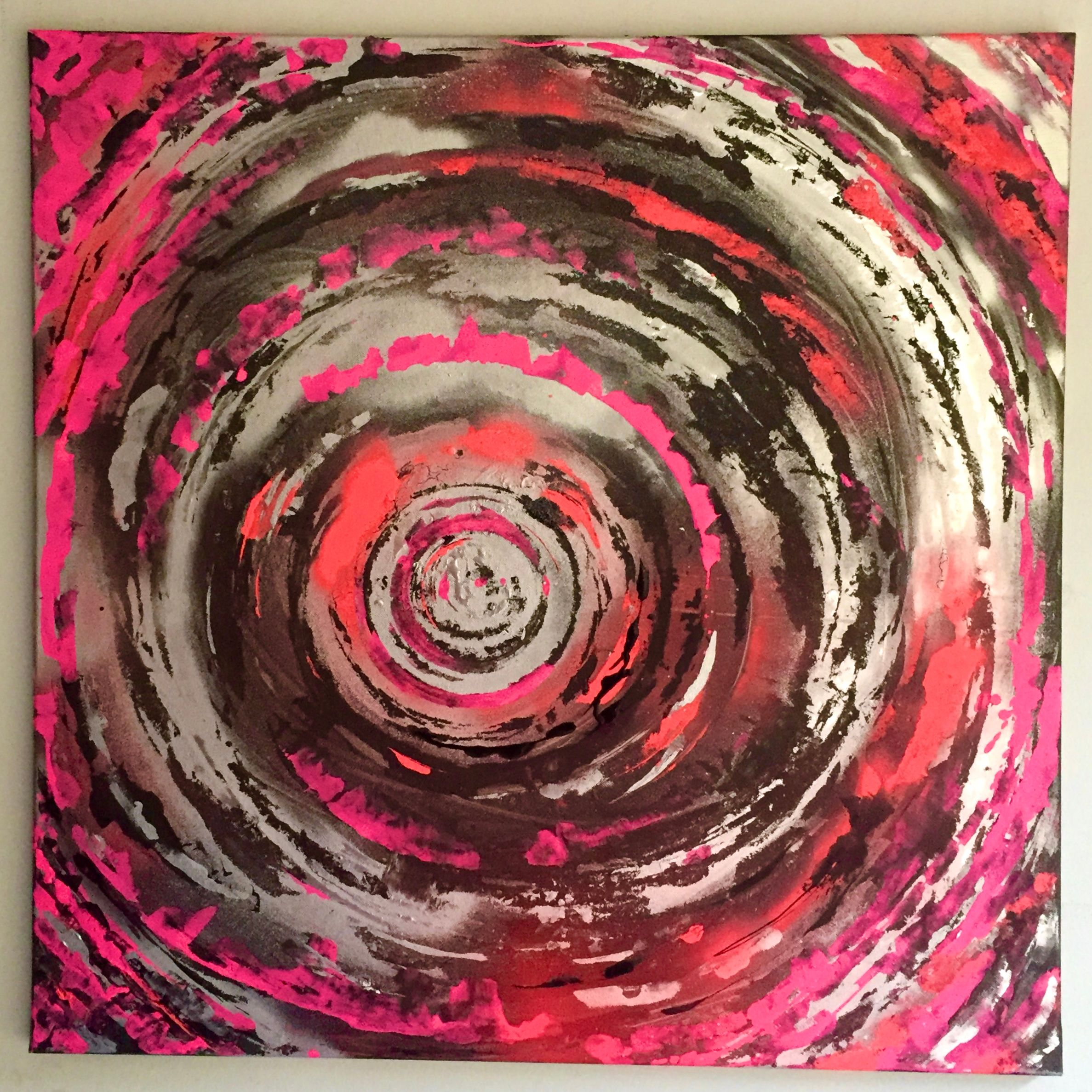 Pink&Silver swirls