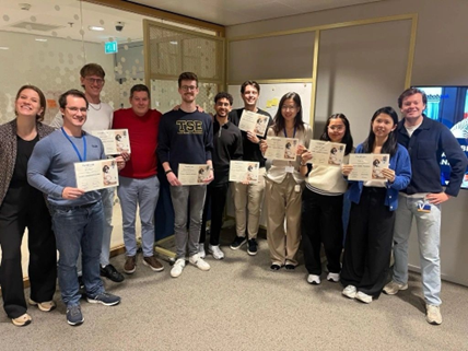 A group of young it professionals