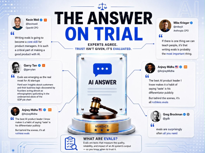 The answer on trial visual