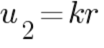 u2=kr