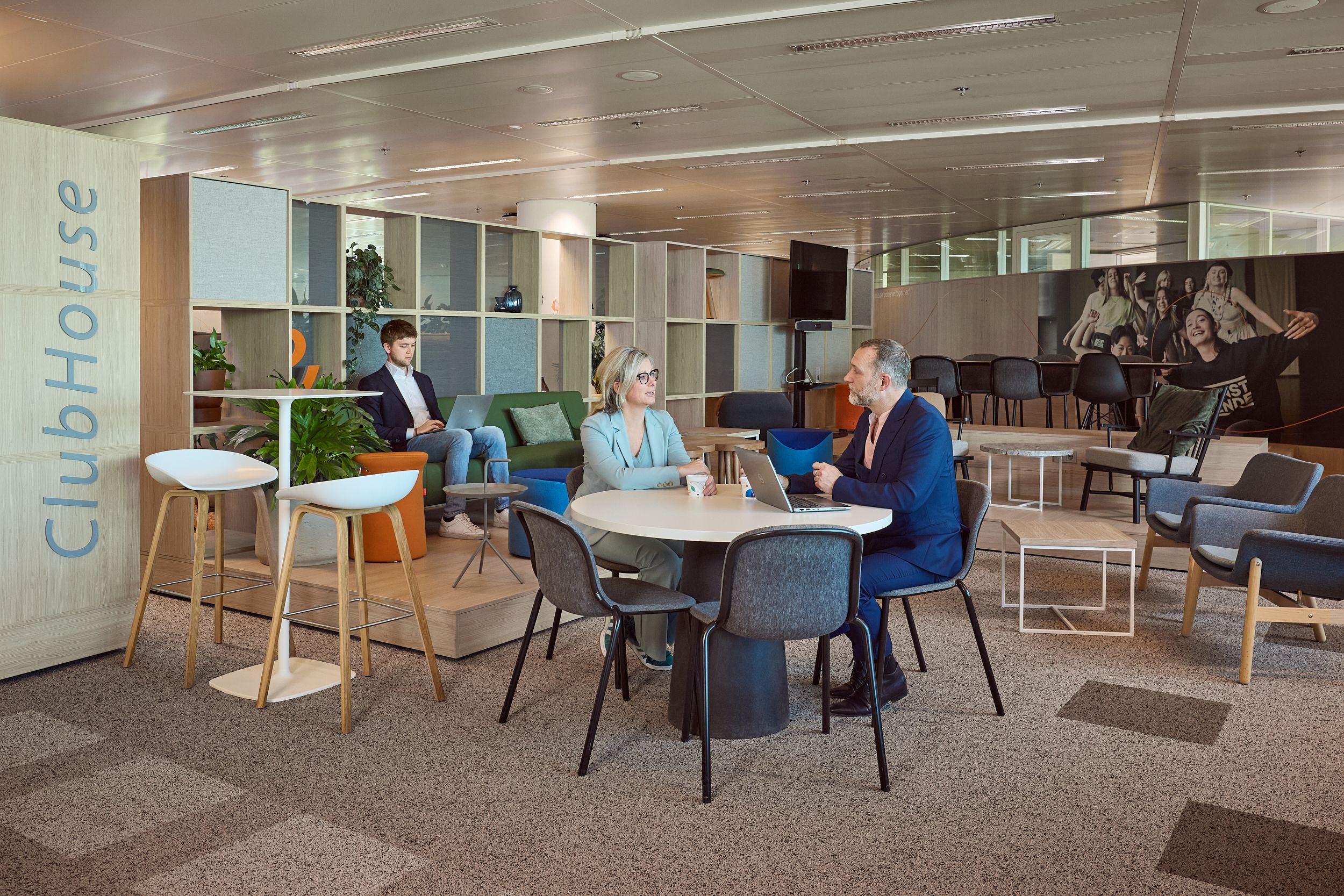 Creative workspace at the office