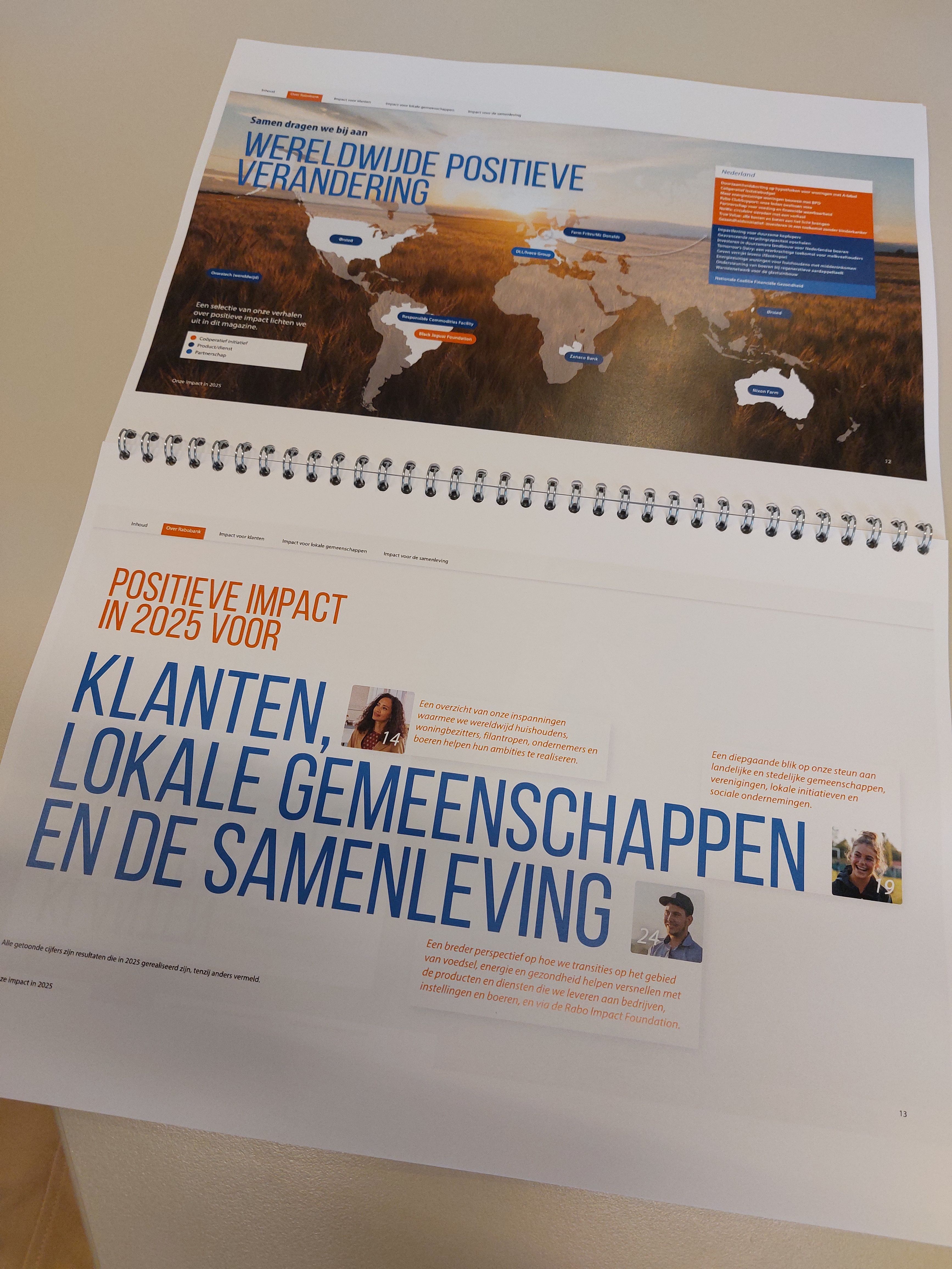 Foto van het impact magazine