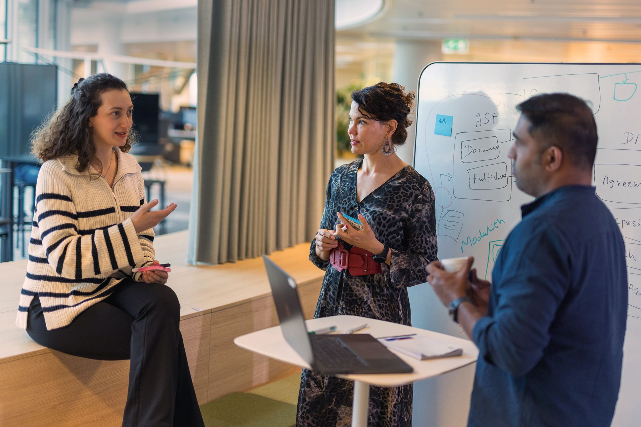 Rabobank collega's bespreken rol van AI in werk