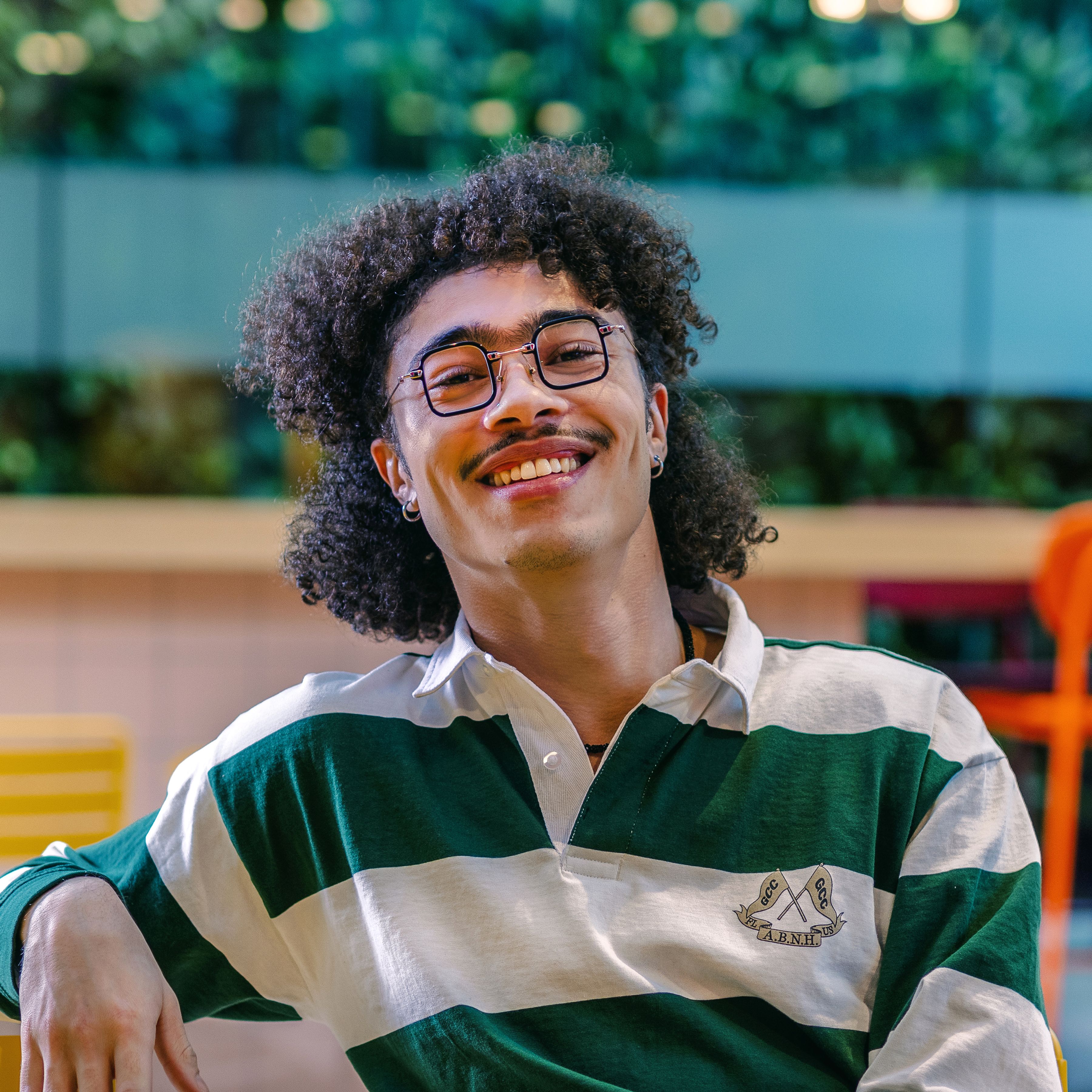 Chigozie smiles