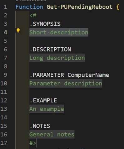 Figure 4: Auto generated docs when ## is typed under the function name.